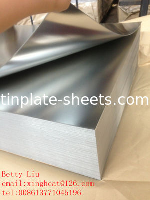Aanpassing Elektrolytische tinplate spoelplaten Molen Fabriek Fabrikant Tin coating 2.8/2.8 Voor voedsel blikken Chemische