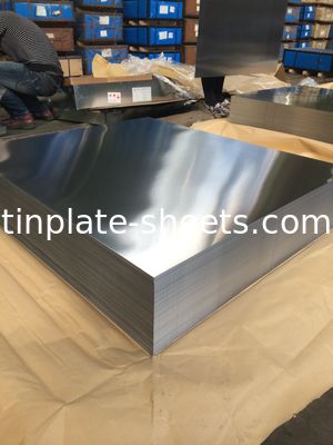 Op maat gemaakte gedrukte tinplateplaten voor verschillende toepassingen met een dikte van 0,15-0,49 mm en een breedte van 600 mm-986 mm