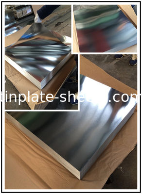 Versatile elektrolytische tinplate voor verschillende toepassingen Steenoppervlak Finish JIS G3303 Standard 40 dagen Levering
