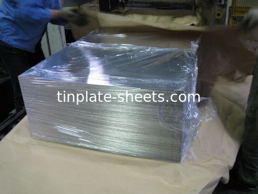 Hoge sterkte elektrolytische tinplateplaten resistent tegen corrosie1.1/1.1 2.8/2.8 2.0/2.0 T4 T5 Temperatuur