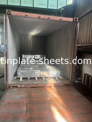 1.5-1.85 MT Elektrolytische tinplaat spoel T2/T2.5/T3/T4/T5/DR8/DR9 Temperatuurtype