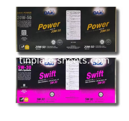 1.1/1.1 2.2/2.2 2.8/2.8 5.6/5.6 2.0/2.0 2.8/5.6 Tincoating Printed Tinplate Langdurige bescherming
