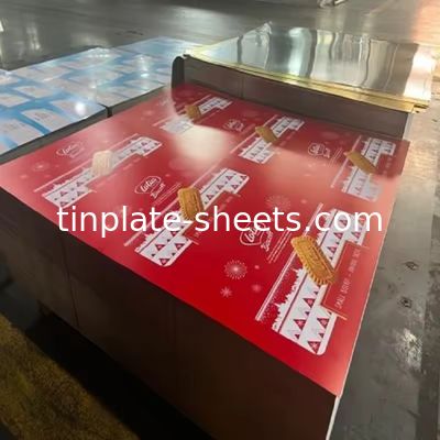 T2.5 T3 T4 T5 DR7 DR8 DR9 Printed Tinplate EN10202 Norm 2.8/2.8 Voor voedselblikjes