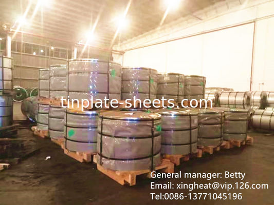 Goed vormbare tinplaat spoel T2/T2.5/T3/T4 Temperatuur erosiebestendige