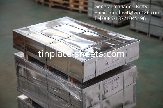 Heldere / steen afgewerkte metalen tinplaat spoel 0,15 mm-0,49 mm Dikte