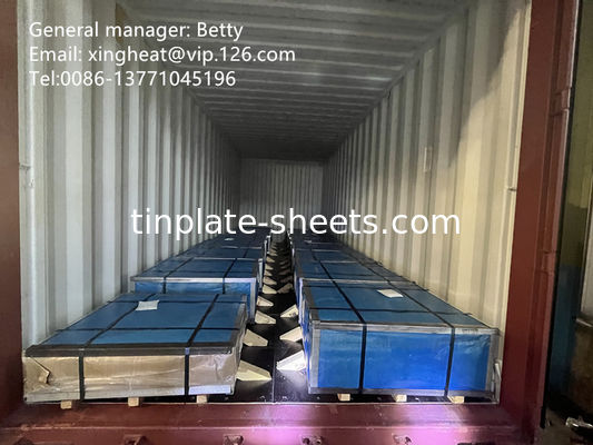 Goed vormbare tinplaat spoel T2/T2.5/T3/T4 Temperatuur erosiebestendige
