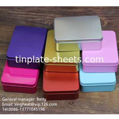 Aanpasbare tinplateplaten in helder/steen/zilver/matte afwerking perfect voor verschillende toepassingen
