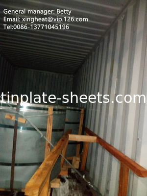 T2-T5 Tempered Tinplate Sheets DR8 DR7.5 en DR9 Voor verschillende toepassingen
