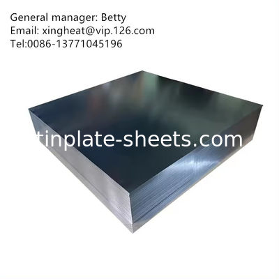 Elektrolytische tinplate spoel voor voedsel blikken met een heldere oppervlakte afwerking en 2,8/2,8 tin coating