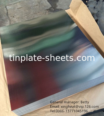 Persoonlijke afdrukken T2 - T5 Tin-free Steel Chromium Coating Type