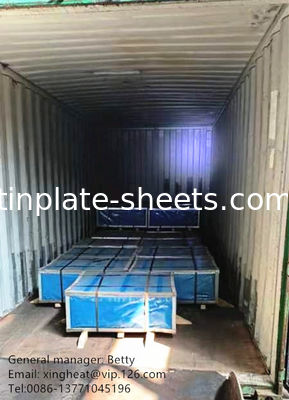 Chroomcoating Tin Free Steel Sheet 0,17 mm - 0,48 mm Op maat gemaakte T3 T4