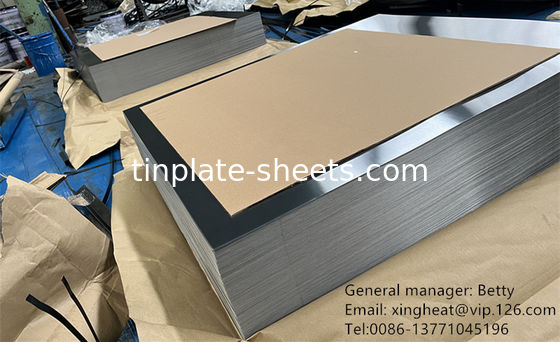 Op maat gemaakte afdrukken T2 T4 T5 Tin-free Steel Chromium Coating Type