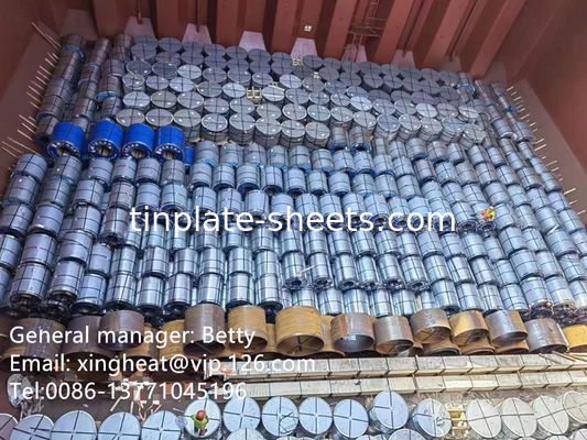 Op maat gemaakte afdrukken T2 T4 T5 Tin-free Steel Chromium Coating Type