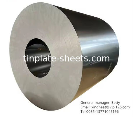 JIS G3303 Standaard tinplate spoel met 0,13-0,48 mm dikte en 600-986 mm breedte