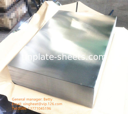 Veelzijdige tinplate plaat Bright Stone zilver of mat afwerking voor verschillende toepassingen
