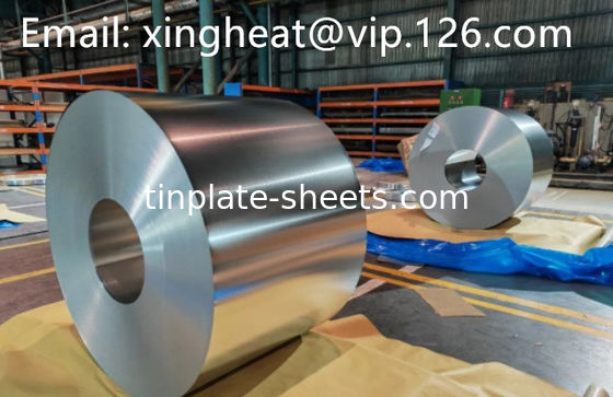 Aanpasbare spiraal van tinplate voor de verpakkingsindustrie 1.1/1.1-2.8/2.8 Tincoating