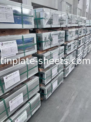 Matt Tinplate In Sheets met Temperature Options van DR8 DR7.5 en DR9 voor aanpassing en flexibiliteit