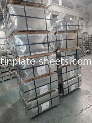Minimale bestelling van 25 ton voor blikplaten voor chemische en levensmiddelenverpakkingen