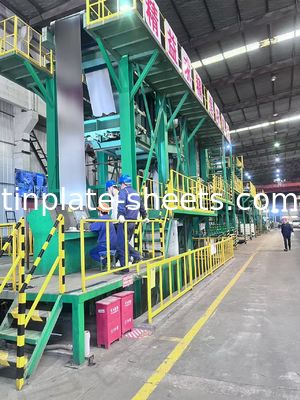 Elektrolytische blikplaten in verschillende diktes en breedtes MR en SPCC materiaal 600-986 mm Breedte 600-1160 mm Snijlengte