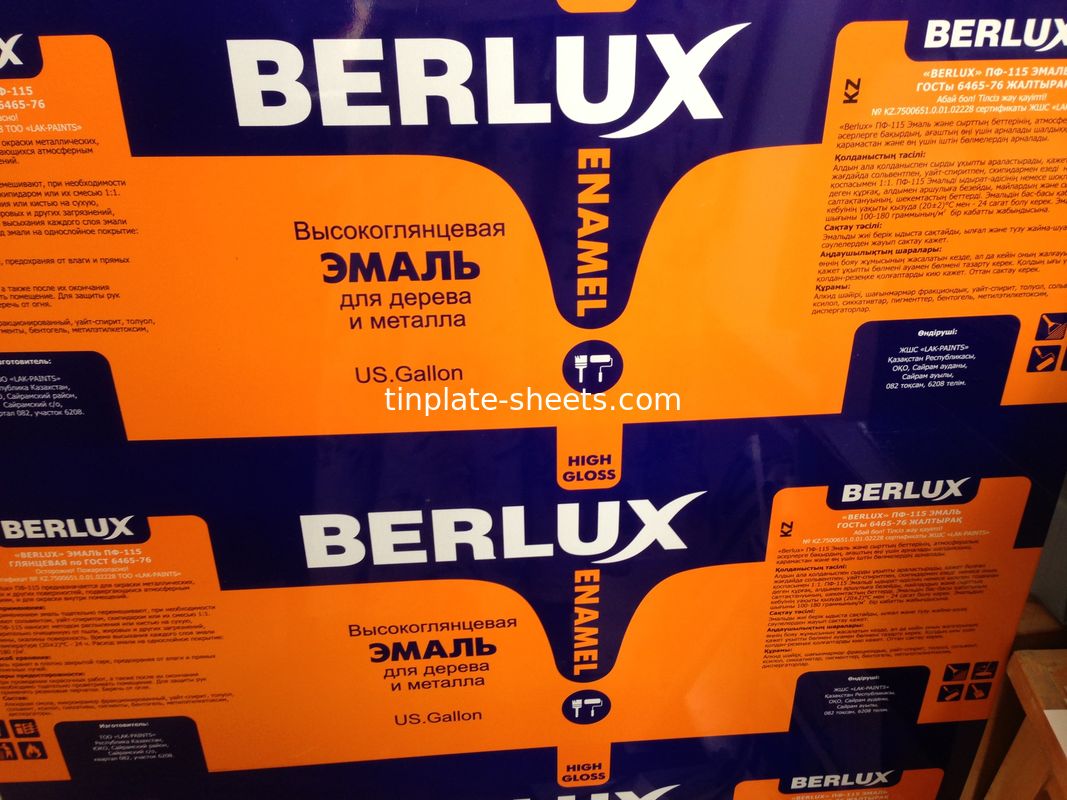 Corrosiebestendige tinplaten voor en duurzame blikken met een superieure prestatie en soldeerbaarheid