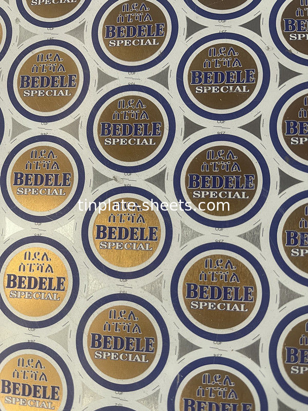 4 kleuren gedrukte tinvrije stalen spoel BA en CA