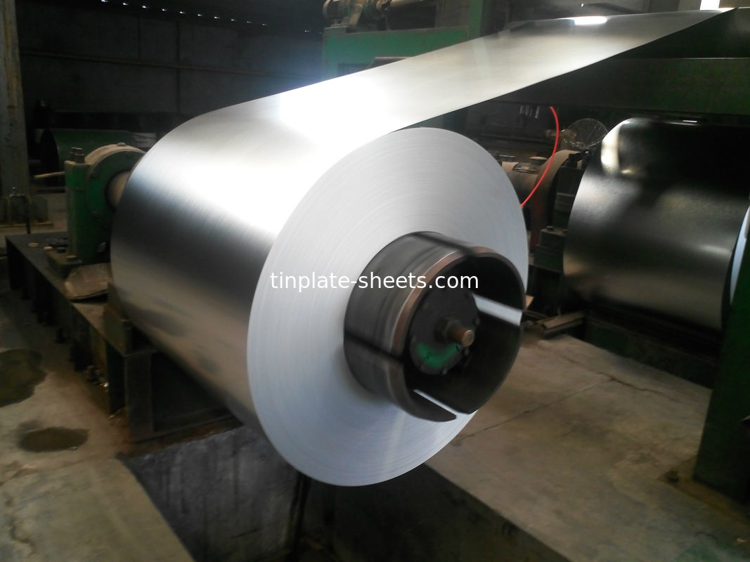 T5 Spullen van tinplaat voor voedselblikken Tincoating 2.8/5.6 DR8 of DR9 Temperatuur