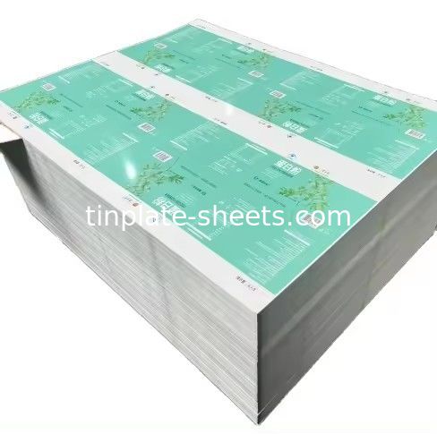 Gedrukte tinplate voor elektrische componenten Uitstekende soldeerbaarheid en corrosiebestendigheid voor gemakkelijke montage en bescherming