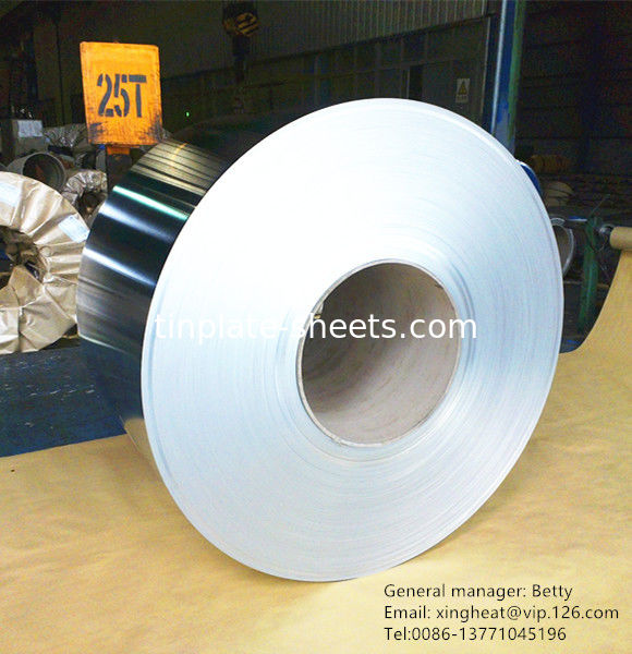 Elektrolytische tinplate 2.8/2.8 JIS G330 voor kroonkap 1.1/1.1 Tinplate Mill Factory Manufacturer T2.5 T3 T4 T5 DR8 DR9