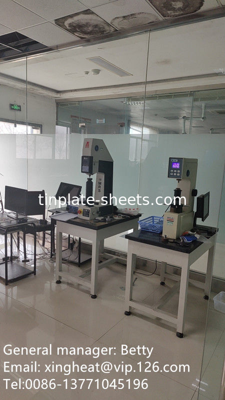 Elektrolytische tinplate, tincoating 2.8/2.8 2.0/2.0 Tinplate Mill Fabriek T2.5 T3 T4 T5 DR8 DR9