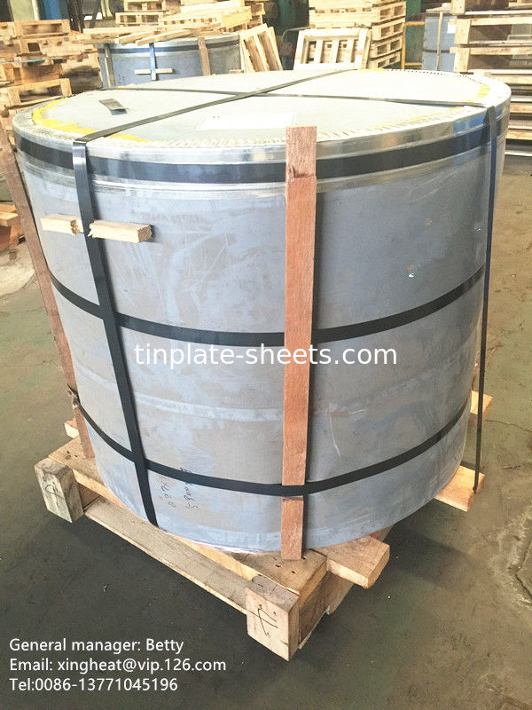 Verstelbare tinplate platen Zilveren steen Matt T2-T5 Temperatuur laagkoolstofstaal 2.0/2.0 2.8/5.6 Tin coating 25 ton MOQ
