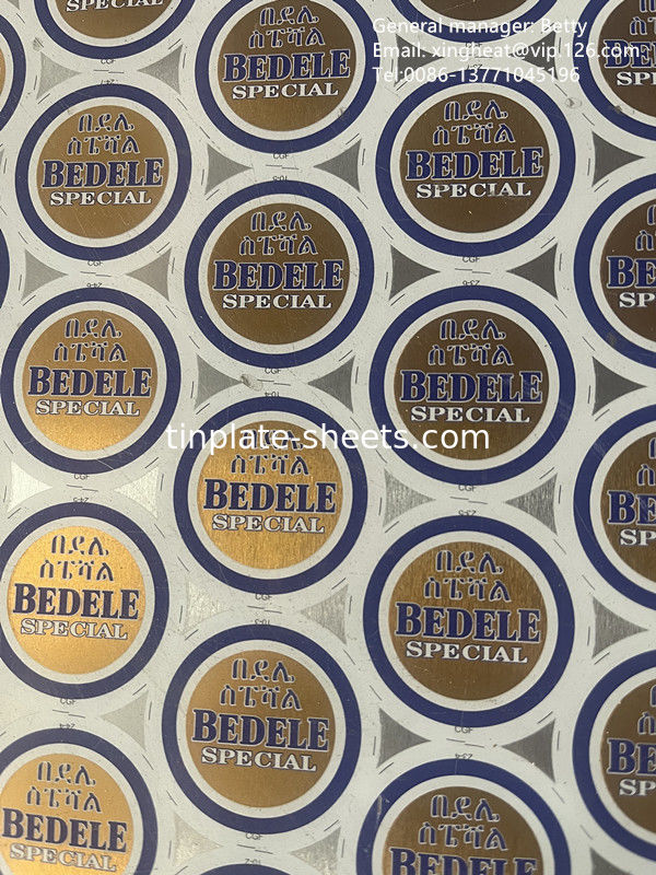 Platen van blik voor blikken in helder/steen/zilver/matte afwerking met tincoating en uitstekende soldeerbaarheid en vormbaarheid