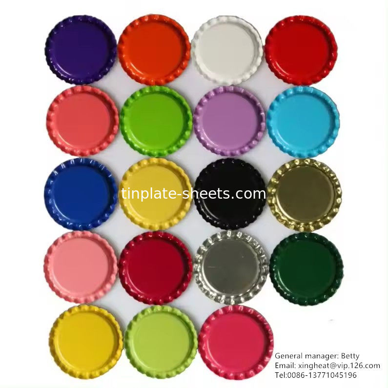 CMYK Kleurbedrukte tinvrije staal 512mm-907mm Goede vormbaarheid