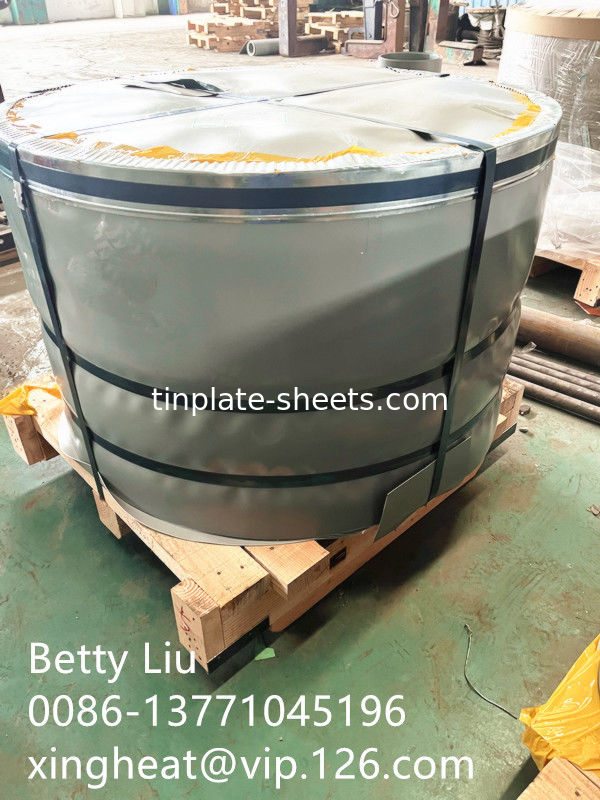 Goede tinplate tin coating 2.8/2.8 2.0/2.0 2.8/2.8 T2.5 T4 T5 DR8 DR9 Tinmill Product Tinplate plaat spoel