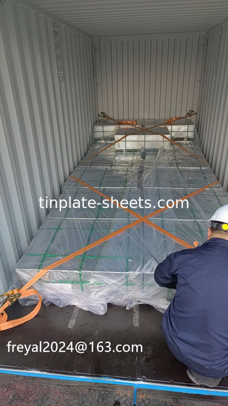 Elektrolytische tinplate, tincoating 2.8/2.8 2.0/5.0 1.1/1.1 Tinplate Mill Fabriek Vervaardiger T2.5 T3 T4 T5 DR8 DR9