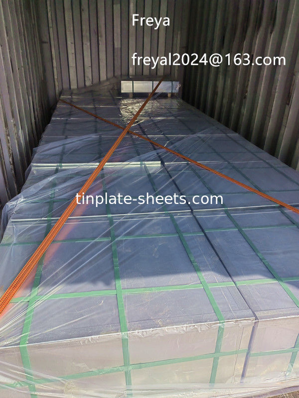 Elektrolytische tinplate, tincoating 2.8/2.8 2.0/2.0 1.1/1.1 tinplate fabriek fabrikant T2.5 T3 T4 T5 DR8 DR9
