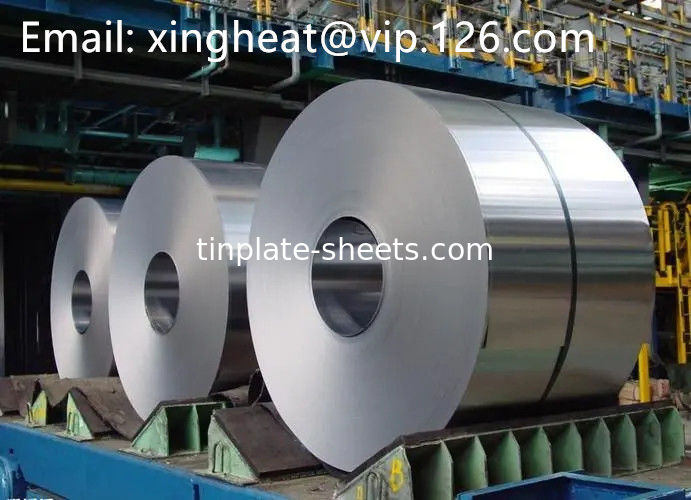 Directe tinplate spoel voor voedsel blikken en verpakkingen T2-T5 Temperatuur 1.1/1.1-5.6/5.6 Tin coating EN10202 ASTM624 Standard