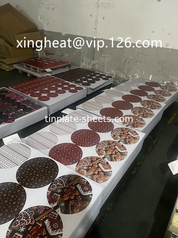 T2.5 T3 T4 T5 DR7 DR8 DR9 Printed Tinplate EN10202 Norm 2.0/2.0 Voor voedselblikjes