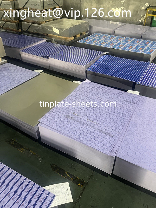 Robuust T3 T4 4 Kleurenprinting Tinplate Plaat Goede Soldeerbaarheid 2.0/2.0