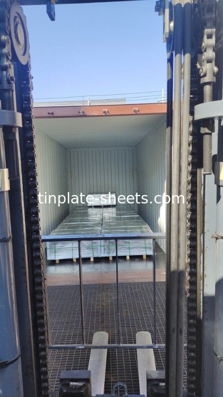 Elektrolytische tinplaat voor tinplaatplaat met helder steen zilver mat oppervlak afwerking MR en SPCC materiaal