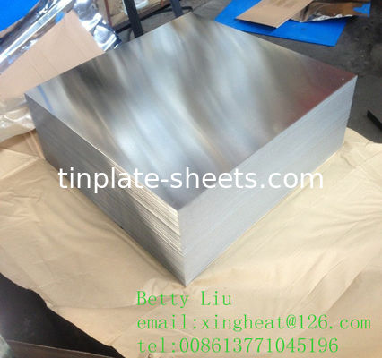 Aanpasbare elektrolytische tinplaat voor verschillende temperatuurs- en gloeiingsopties