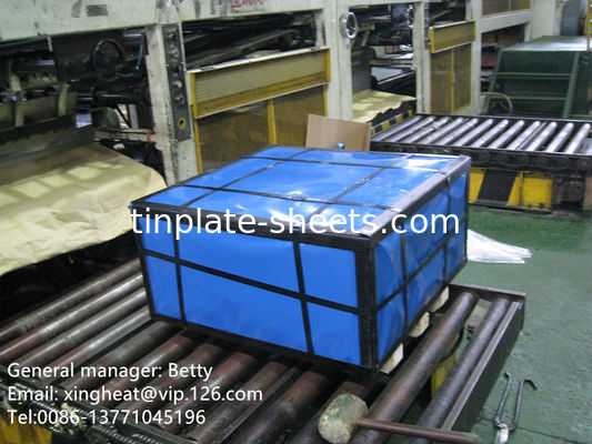 JIS G3303 EN10202 en ASTM624 Standaardplaatplaten in molensnijwerk voor chemische en voedingsmiddelenblikken