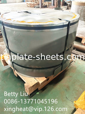 Goede tinplate tin coating 2.8/2.8 2.0/2.0 2.8/2.8 T2.5 T4 T5 DR8 DR9 Tinmill Product Tinplate plaat spoel